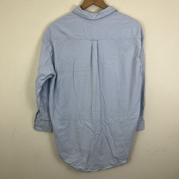 Gant X St. Vincent Oversized Oxford Button Down Shirt Womens Size 6 Blue - Picture 4 of 6